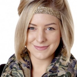 Headbands Women's Adjustable No Slip Cute Fashion Headbands Bling Glitter Hairband Packs - Neutral Wide Bling Glitter 6pk - C...