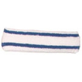 Headbands Striped Headband - White/Royal - C511175D6L9 $12.57