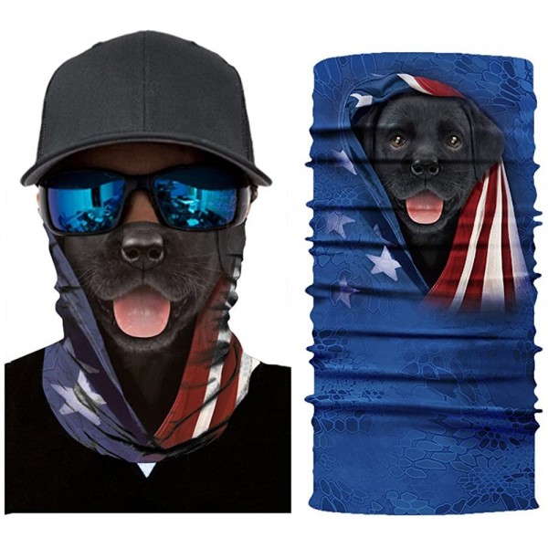 Balaclavas Dog Print Face Mask- Rave Bandana- Neck Gaiter- Scarf- Summer Balaclava for Dust Wind UV Protection - CC197ZYEIKD ...