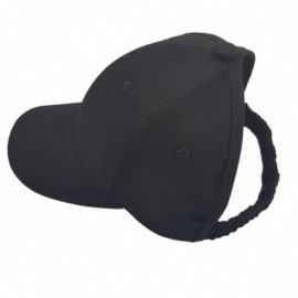 Baseball Caps Ponytail Backless Hats Baseball Cap Women Caps Elastic Visor Hat (Black) - Black - C918NGT7Y3I $15.42
