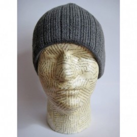 Skullies & Beanies Winter Hat for Men Warm Winter Beanie Skully Fit Winter Ski Hat M-192 - Charcoal - CN11B2NO359 $9.25