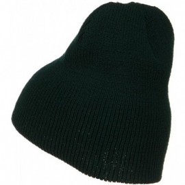 Skullies & Beanies Stretch Heavy Wool Military Beanie - Spruce - CU115EH5R63 $12.03