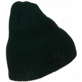 Skullies & Beanies Stretch Heavy Wool Military Beanie - Spruce - CU115EH5R63 $12.03