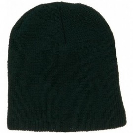 Skullies & Beanies Stretch Heavy Wool Military Beanie - Spruce - CU115EH5R63 $12.03