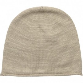 Skullies & Beanies Men's Knit Beanie - Oatmeal - CA11HQ19AWL $8.77