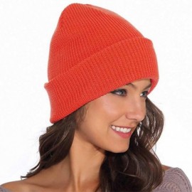 Skullies & Beanies Men's Warm Winter Hats Acrylic Knit Beanie Cap Daily Beanie Hat for Women Girls Boys - Yellow - CJ192HOS3Z...