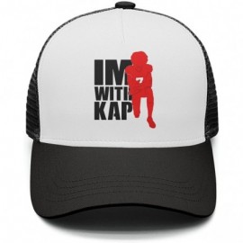 Baseball Caps ImWithKap Flat-Brim Baseball Caps Unisex Adjustable Hat - Imwithkap - C618GGWX3T8 $18.38
