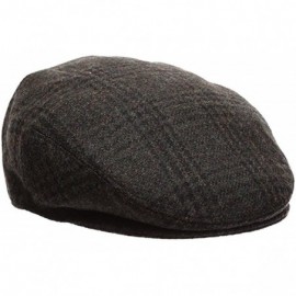 Skullies & Beanies Men's Premium Wool Blend Classic Flat IVY newsboy Collection Hat - 2363-olive - C012N4RSVIM $16.22