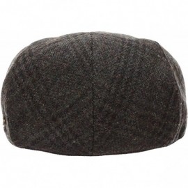 Skullies & Beanies Men's Premium Wool Blend Classic Flat IVY newsboy Collection Hat - 2363-olive - C012N4RSVIM $16.22