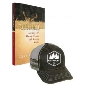Baseball Caps Faith Hunt Special Edition Hat with Book Army Green - CE18NUQ3SSX $21.22