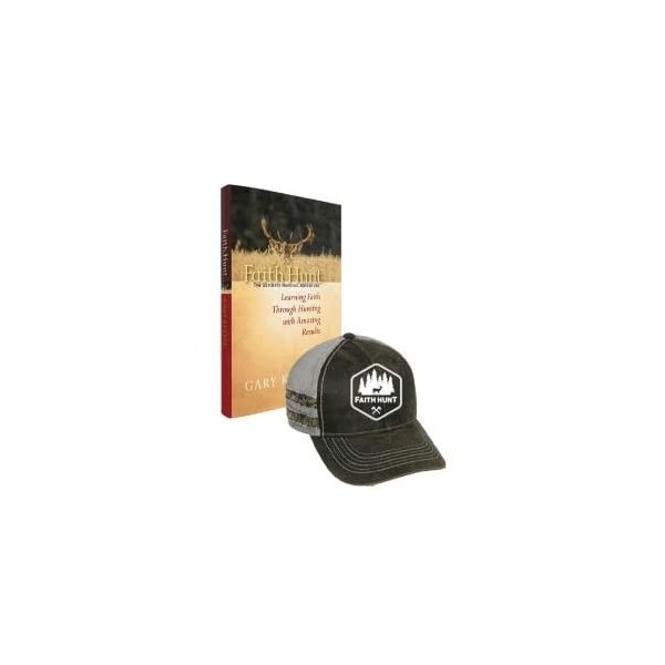 Baseball Caps Faith Hunt Special Edition Hat with Book Army Green - CE18NUQ3SSX $21.22