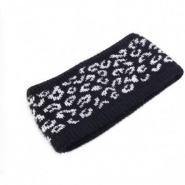 Cold Weather Headbands Stretch Leopard Pattern Headband Set colorGY KI BK - Set-colorGY KI BK - CW18Z2QQEWH $10.88