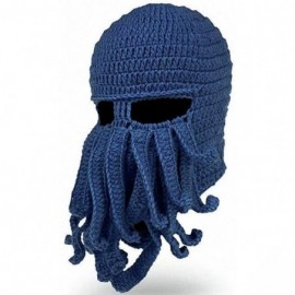 Skullies & Beanies Skullies Beanies Handmade Knitted Mustache - E - CL18LNDKD5S $20.26