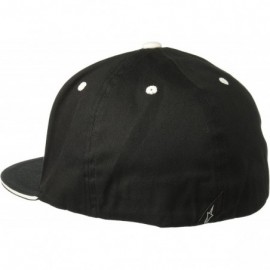 Baseball Caps Men's Ageless Flatbill Hat - Black/White - CX12NZ0VCUH $22.42