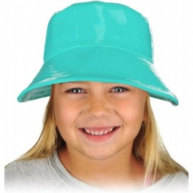 Baseball Caps Kids Children's All season Foldable Waterproof Rain Bucke Hat - Mint - CQ18QK39XE9 $16.08