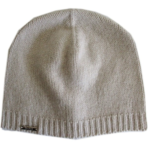 Skullies & Beanies Everyday Cashmere Beanie Unisex Hat CSH-939 - Beige - CB12EBKP3YJ $47.39