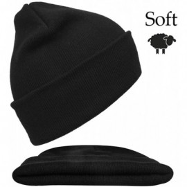 Skullies & Beanies Personalized Customized Beanie Watch Hat Skull Cap with Your Name Text- Unisex - 6 Black - CX1868TA0AN $19.80