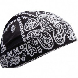 Skullies & Beanies Skull Caps - 100% Cotton in Patterned and Plain Colors- Pack of 3 - Biker 2 - C718HKCENRQ $14.45