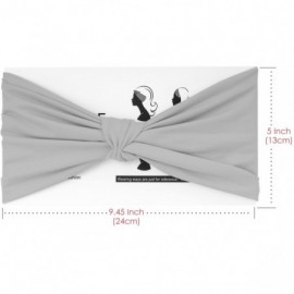 Headbands Versatile Multi Style Breathable Microfiber - Light Gray - CY12NSZJJUM $9.86