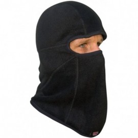 Balaclavas Deluxe Fleece Balaclava Face Mask with 5 Hand Heat Warmer Pockets - Black - C21150IV3VJ $9.85