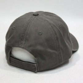 Baseball Caps Classic Washed Cotton Twill Low Profile Adjustable Baseball Cap - Cp Olive Brown - CB12N2420FP $12.17