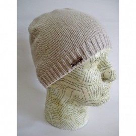 Skullies & Beanies Everyday Cashmere Beanie Unisex Hat CSH-939 - Beige - CB12EBKP3YJ $47.39