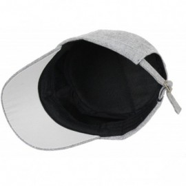 Baseball Caps Mens Womens Flat Top Wool Warm Cap Baseball Hiking Outdoor Army Military Hat - Grey - CP17YKLN7GN $17.85