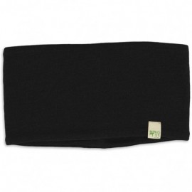 Cold Weather Headbands Reversible Headband - Black - CT12O9V50U9 $14.42