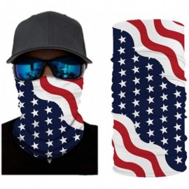 Balaclavas Cool Skull Stars and Stripes USA Flag Print Balaclava Headband Bandana Head Wrap Scarf - American Flag 5 - CY1998Y...