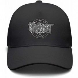Sun Hats Unisex Mesh Flat Cap -Logo-Funny- Caps for Mens Womens - Slipknot Logo Funny-19 - CV18K64CCUX $31.33