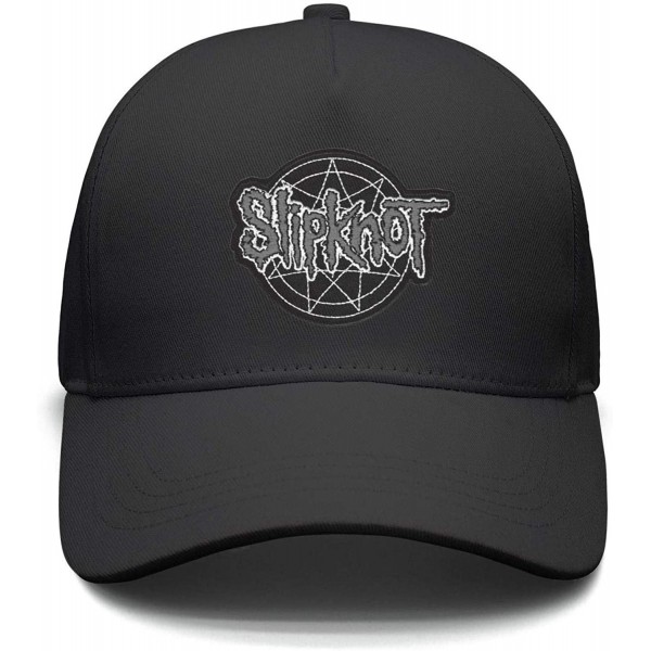 Sun Hats Unisex Mesh Flat Cap -Logo-Funny- Caps for Mens Womens - Slipknot Logo Funny-19 - CV18K64CCUX $19.48