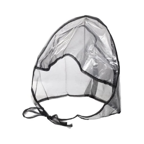 Bucket Hats Women's Rain Bonnet with Full Cut Visor & Netting -2 Pack - Black - C118DXGSH04 $8.36