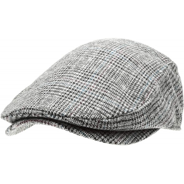 Newsboy Caps Men's Classic Flat Ivy Gatsby Cabbie Newsboy Hat with Elastic Comfortable Fit and Soft Quilted Lining. - C018Y0G...