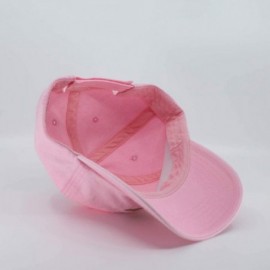 Baseball Caps Vintage Washed Cotton Adjustable Dad Hat Baseball Cap - 70 Pink - CC12MYTK3I1 $10.48