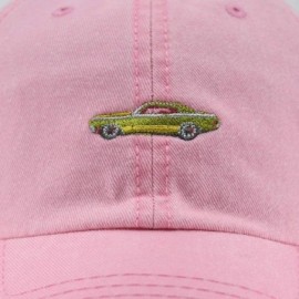 Baseball Caps Vintage Washed Cotton Adjustable Dad Hat Baseball Cap - 70 Pink - CC12MYTK3I1 $10.48