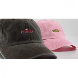 Baseball Caps Vintage Washed Cotton Adjustable Dad Hat Baseball Cap - 70 Pink - CC12MYTK3I1 $10.48