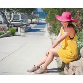 Sun Hats Womens SPF 50+ UV Sun Protective Wide Brim Sun Hat with Bow - Rose - CC18C6A0CC5 $11.52