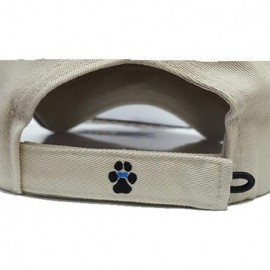 Baseball Caps Westie Low Profile Baseball Cap with Zippered Pocket. - Khaki - CD128IX6G1J $28.54