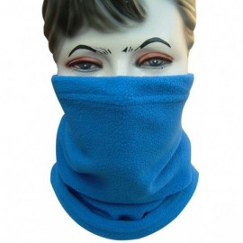 Balaclavas 4Fit Polar Fleece Neck Warmer Snood Scarf Hat Unisex Thermal Ski Wear Snowboard - Blue - C611F6BQNXX $10.22