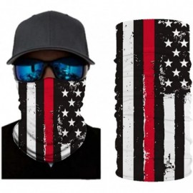 Balaclavas Seamless Bandana Headband Headwear Balaclava Head Wrap Scarf Neck - Vintage American Flag - CM198RO2AAH $14.30