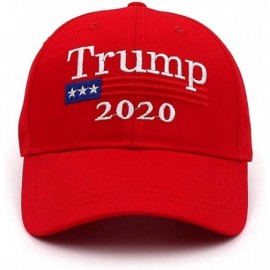 Baseball Caps Men Women Make America Great Again Hat Adjustable USA MAGA Cap-Keep America Great 2020 - 2020 (Red) - CE18CZI3T...