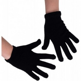 Skullies & Beanies Winter Beanies & Gloves For Men & Women- Warm Thermal Cold Resistant Bulk Packs - 12 Pairs Solid Black - C...