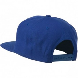 Baseball Caps Director Embroidered Flat Bill Cap - Royal - CF11V0OG777 $24.96