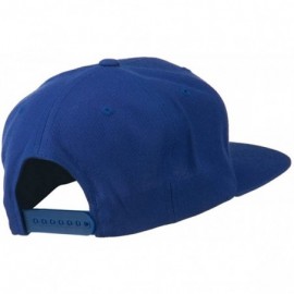 Baseball Caps Director Embroidered Flat Bill Cap - Royal - CF11V0OG777 $24.96