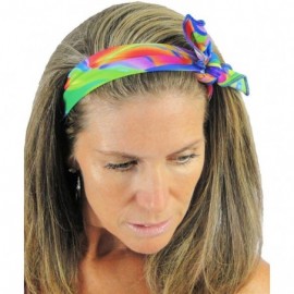 Headbands Removable Bow Training Headband - No Slip - No Sweat- Laguna Blue Turquoise - Laguna Blue Turquoise - CA12I8WP8XH $...