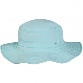 Sun Hats Wide Brim Fishing Hiking Outdoor Anti UV Sun Summer Beach Hat - Sky Blue - CZ11O009DIX $84.10