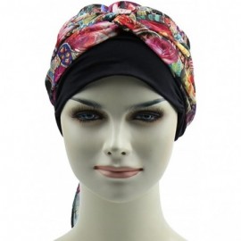 Skullies & Beanies Chemo Headwear Headwrap Scarf Cancer Caps Gifts for Hair Loss Women - Rainbow Nuts - CD18CGXTRR5 $18.31