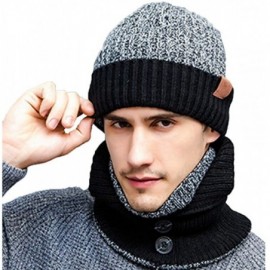 Skullies & Beanies 3-Pieces Winter Knit Hat Set Warm Beanie Hat + Scarf + Gloves Winter Set - Rose Red - CB186SYIIIN $13.23