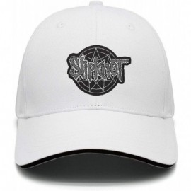 Baseball Caps Unisex Mesh Flat Cap -Logo-Funny- Caps for Mens Womens - Slipknot Logo Funny-23 - CG18K6440CW $18.89