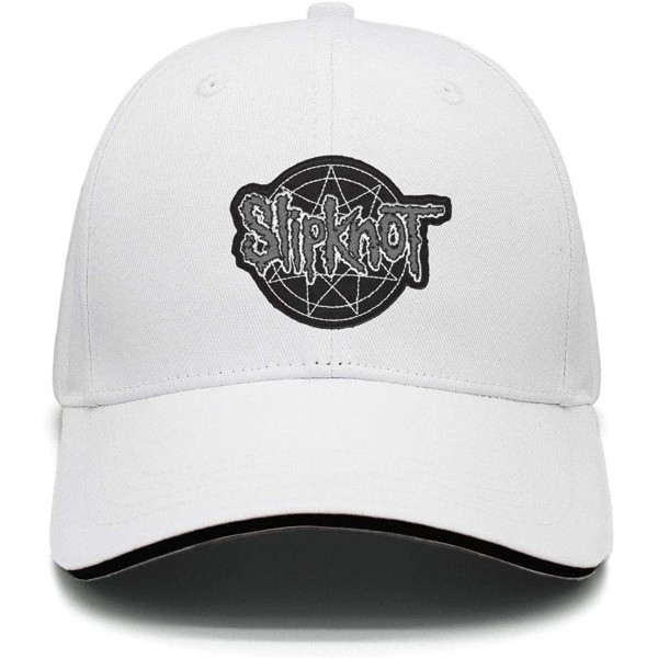 Baseball Caps Unisex Mesh Flat Cap -Logo-Funny- Caps for Mens Womens - Slipknot Logo Funny-23 - CG18K6440CW $18.89